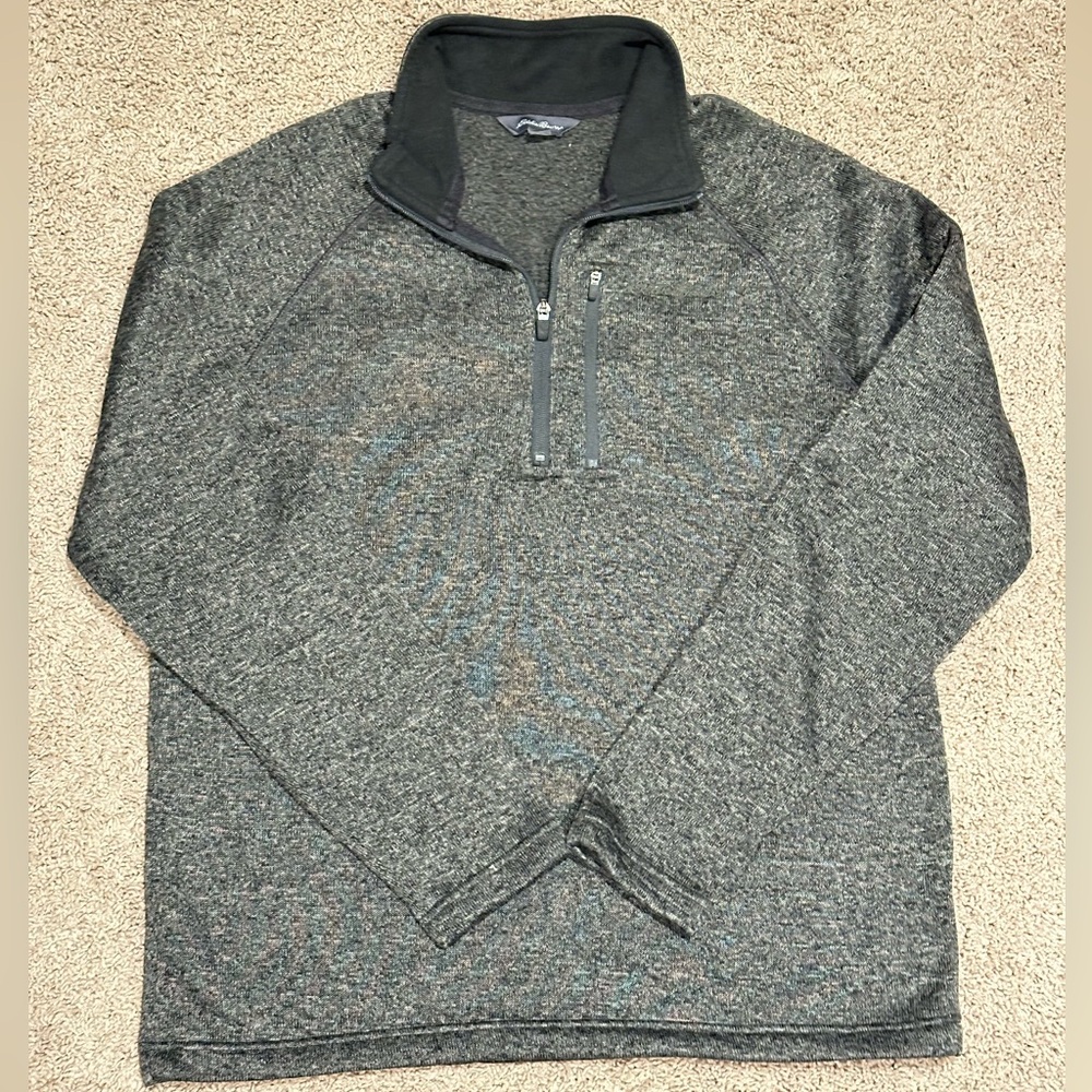 Eddie Bauer 1/4 zip fleece pullover